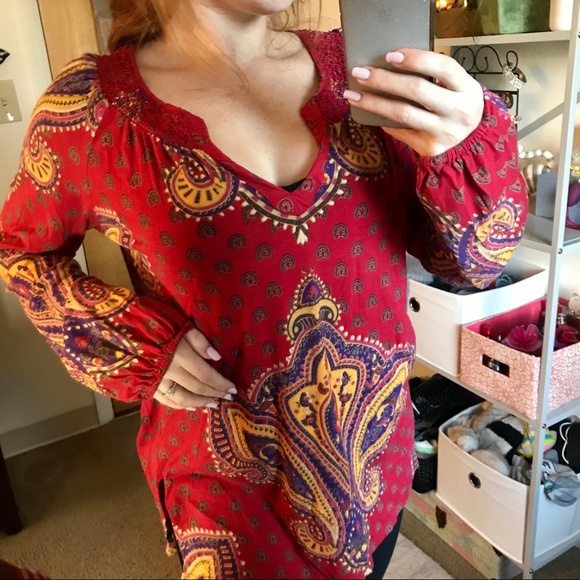 Vintage Lucky Brand Top - Picture 3 of 6